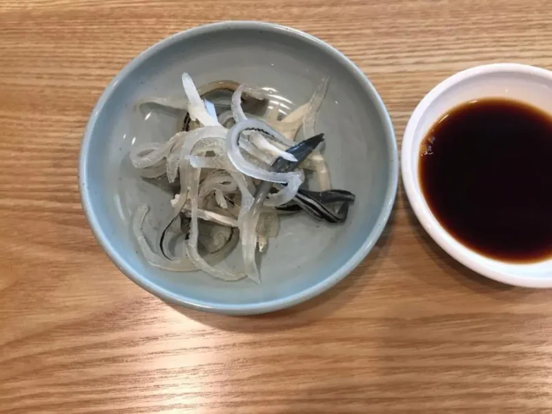 복껍질회(꼬들꼬들)